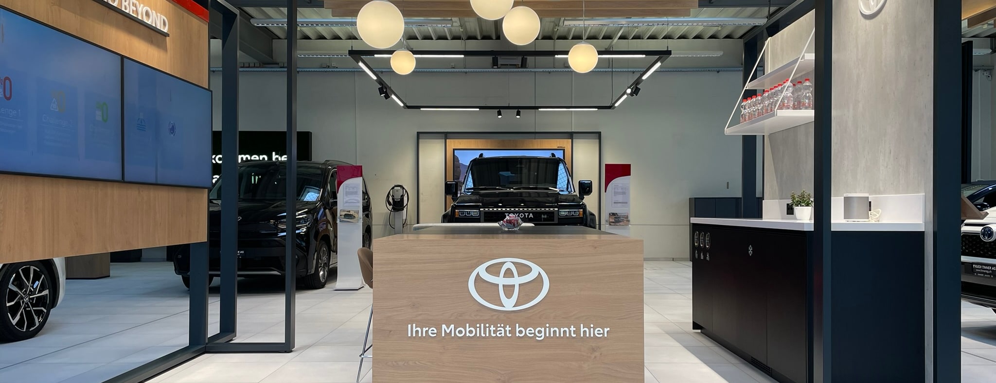 Showroom der Garage Ruedi Tinner AG an der Bruggerstrasse in Baden