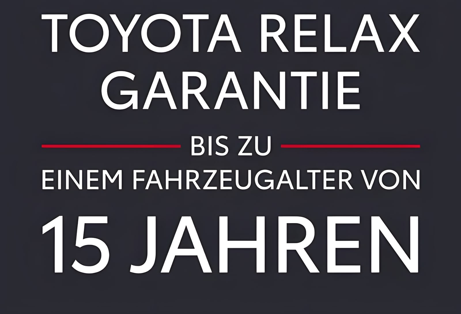 Wir verlängern die Garantie!