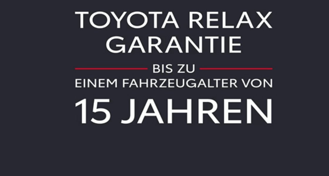 Toyota Relax: Garantieverlängerung bei der Tinner AG
